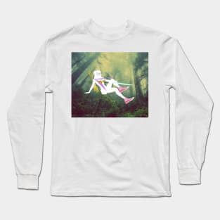 Sitting on Stadium Long Sleeve T-Shirt